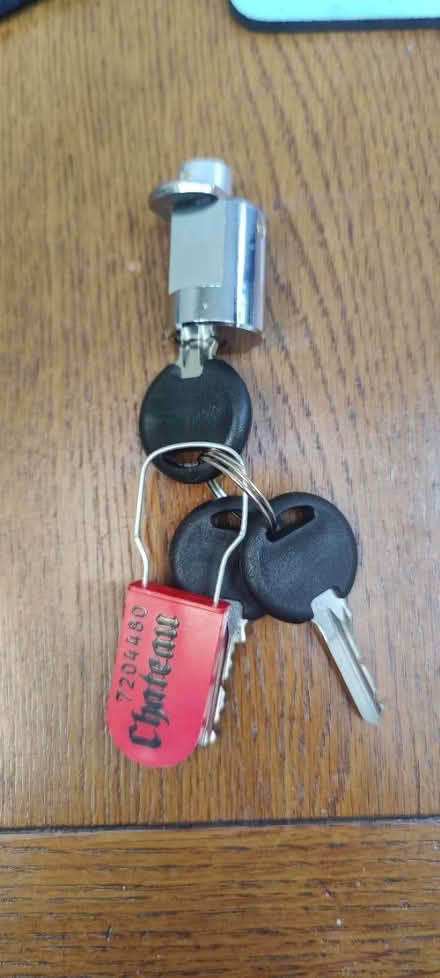 Photo of free Barrel lock plus keys (Kennington near park) #1