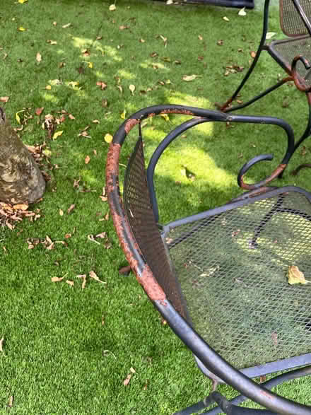 Photo of free Outdoor dining set (table and four chairs) (Widcombe) #2