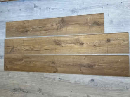 Photo of free Wood effect/brown laminate leftovers (Chigwell IG7) #1