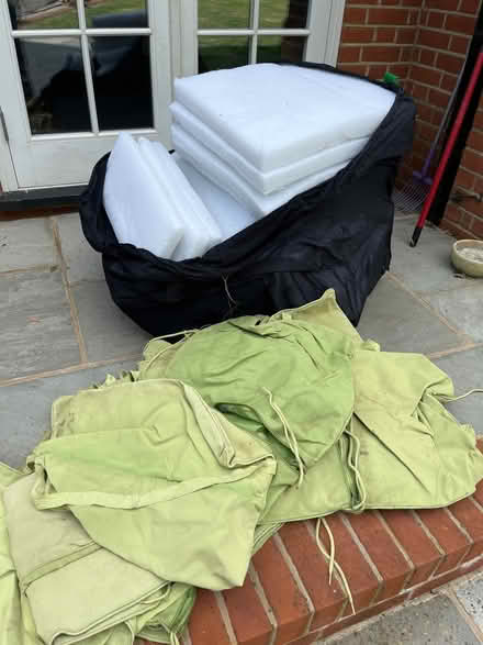 Photo of free Garden Chair Cushions x 8 (Walton on Thames KT12) #1
