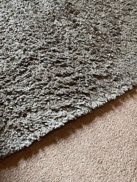 Photo of free Grey shaggy carpet rug (Upper Largo KY8) #1