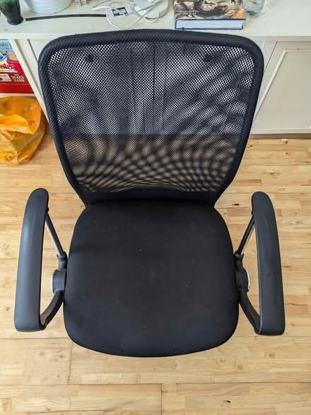 Photo of free Black Office Chair with Metal Frame (South Hampstead, NW6) #1