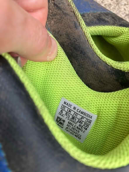 Photo of free Adidas football boots UK5.5 (NR4) #3