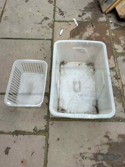 Photo of free 2 Plastic Trays (Howhlill Quarries HG3) #1