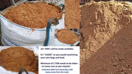 Photo of free sand soil - concreting, level, elevate (Hamstead B43) #1
