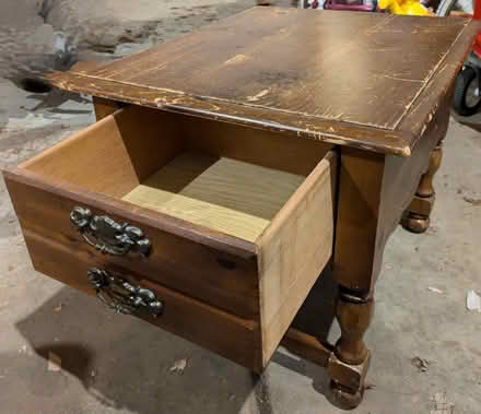 Photo of free Wooden Side Table (Dixboro) #3