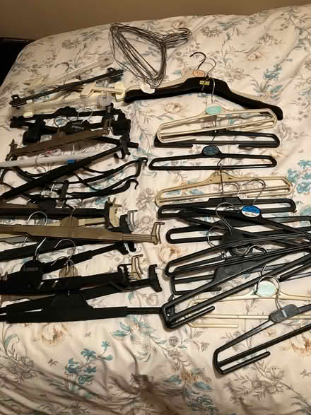 Photo of free Coat-hangers for skirts and trousers (Chalkhouse Green RG4) #1