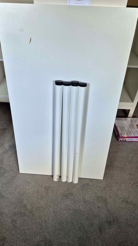 Photo of free IKEA Table, white, 100x60 cm (Twickenham TW1) #1