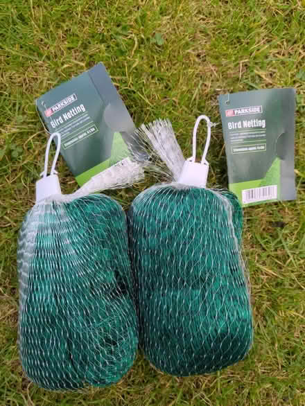 Photo of free Bird netting 2 unopened packs (Cassiobury, Watford WD17) #1