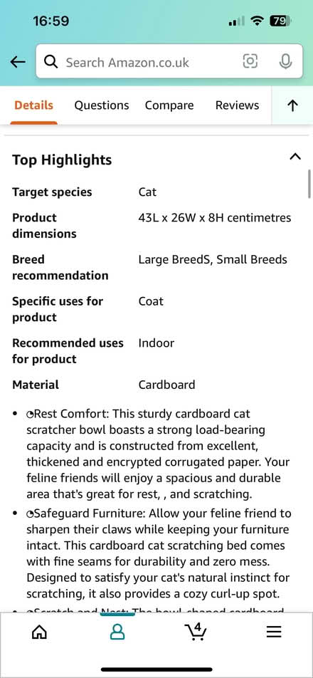 Photo of free Cat scratching bed (Sidcup DA14) #4