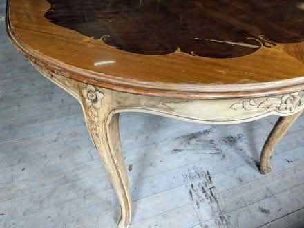 Photo of free Ornate extendable wooden dining table (Bournville B30) #2