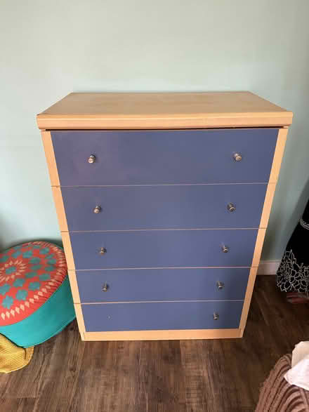Photo of free Blue Chest of Drawers (Aylestone LE2) #1
