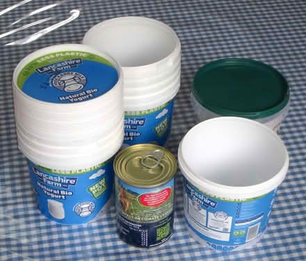 Photo of free Empty 1 litre Yogurt Pots (Belper DE56) #1