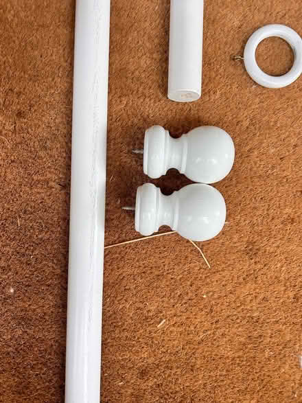 Photo of free White wood curtain poles (OX2 Norham Manor) #1