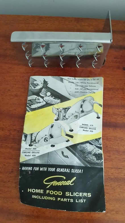 Photo of free Manual meat slicer part, manual (Red Bank) #1
