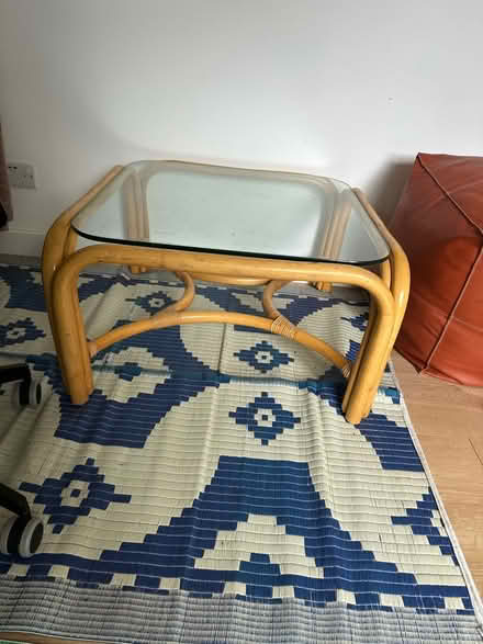 Photo of free Bamboo & Glass coffee table (Hurstpierpoint BN6 9TA) #2