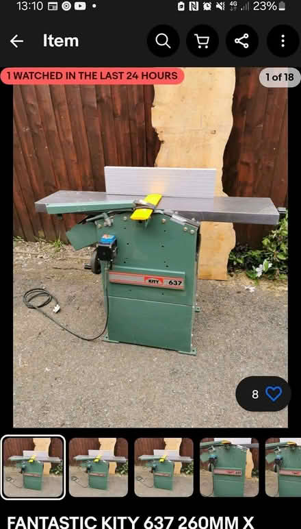 Photo of free Kity 636 Thicknesser Planer Floor Standing Model (TN24) #2