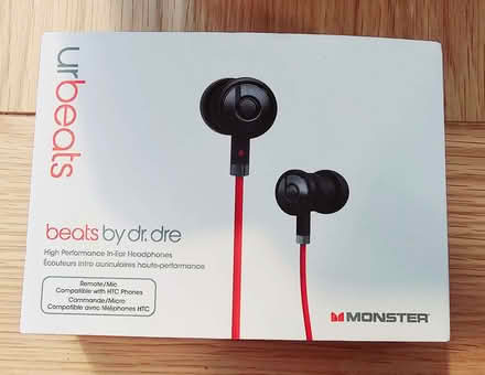 Photo of free Dr Dre Urbeats headphones, boxed, never used (Mill End WD3) #2
