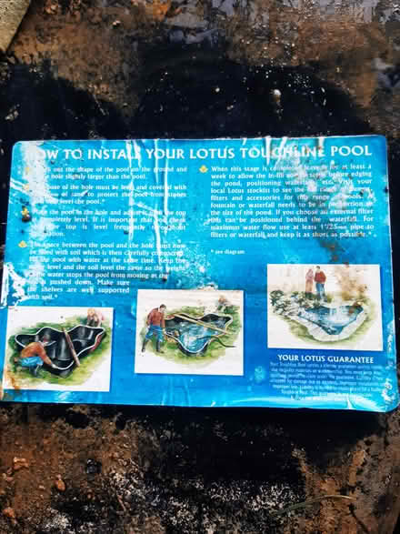 Photo of free Preformed pond liner (Letchworth (Letchworth (Standalone area)) #3