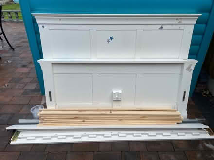 Photo of free White Double Bed Frame (Holmcroft ST16) #1