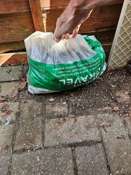 Photo of free Bag of black shiny(ish) pebbles (Hitchin SG4) #2