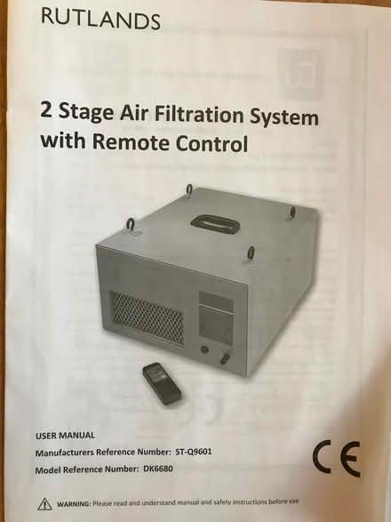 Photo of free Fine particle air filter for wood workshop (Painswick GL6) #1