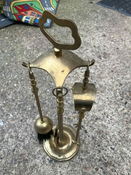 Photo of free Brass decorative fireside set (NR4) #1