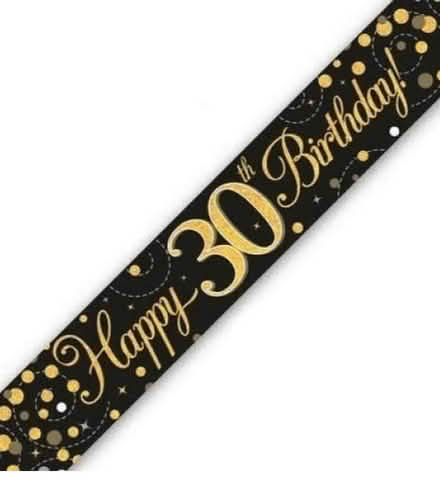 Photo of free 30th birthday banners (Longeaton) #1