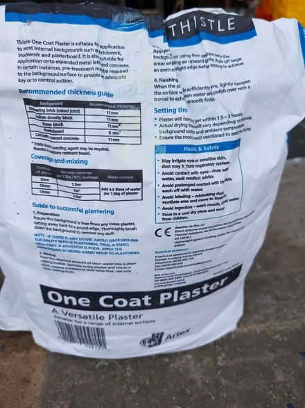 Photo of free Plaster powder (Winford BS40) #2