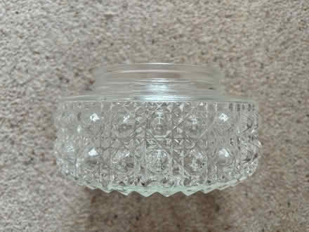 Photo of free Ceiling lights (2) - glass 20cm (Bookham, Leatherhead) #2