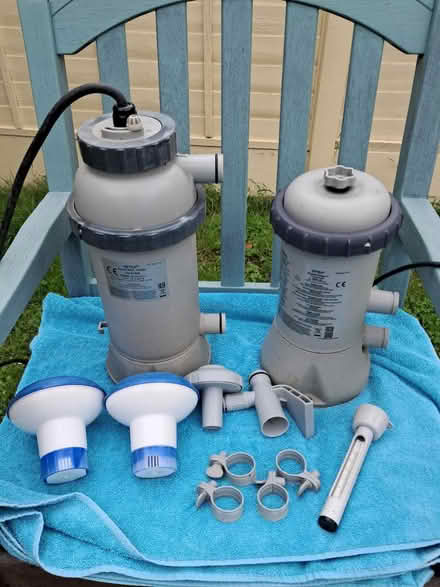 Photo of free Intex swimming pool + accessories (Great Sutton, Ellesmere Port) #4