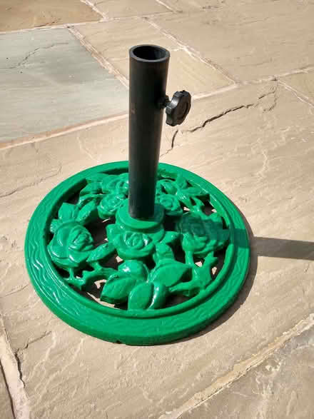 Photo of free Garden Umbrella or Parasol Base (Bollington SK10) #1