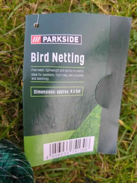 Photo of free Bird netting 2 unopened packs (Cassiobury, Watford WD17) #2