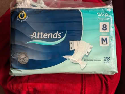 Photo of free Attends Slip Incontinence Pads (Welling DA16) #1