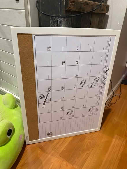 Photo of free Dry erase board calendar (Oregon) #1