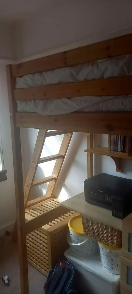 Photo of free Loft bed mattress and ladder (Rutherglen G73) #2