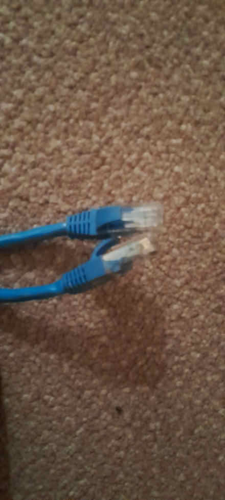 Photo of free Ethernet LAN cable blue 10mtres (CT12) #2