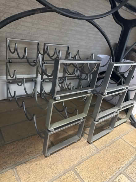Photo of free Stacking metal wine rack (Belmont) #1