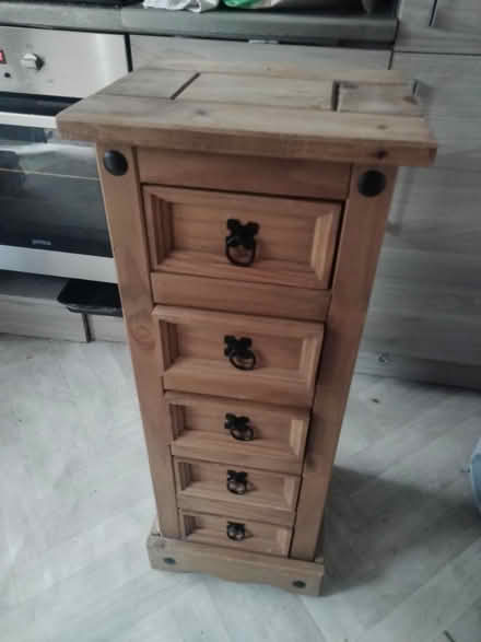 Photo of free Mexican pine set of drawers (Hillsborough S6) #1
