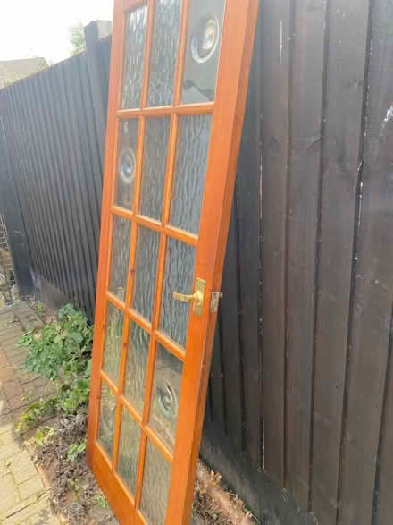 Photo of free Glazed wooden door (Stourbridge DY8) #2