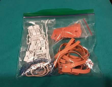 Photo of free Rubber bands, bread tags, etc (Meadowvale Village) #1