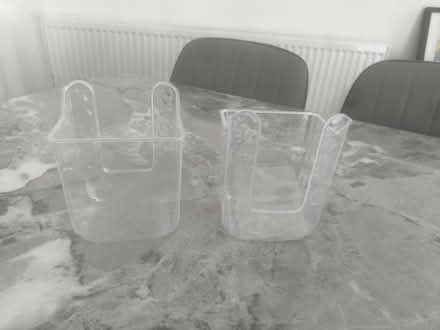 Photo of free X2 clear plastic containers (Finsbury Park, North London) #1