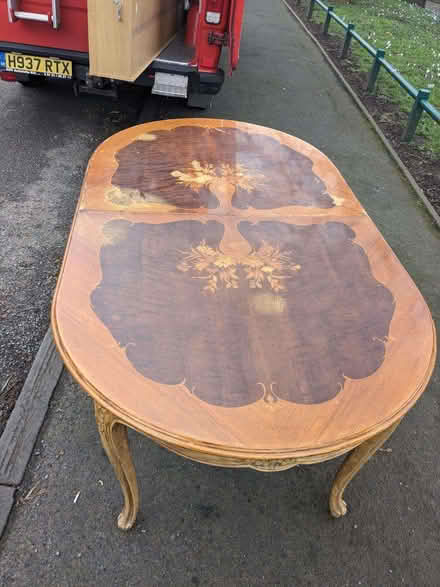 Photo of free Ornate extendable wooden dining table (Bournville B30) #3