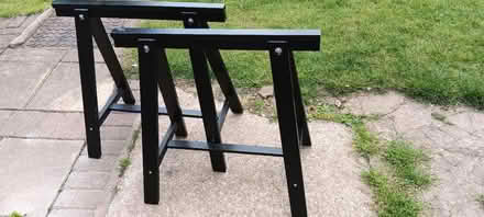 Photo of free 2 Ikea Oddvald Trestle Legs (Treeton S60) #1