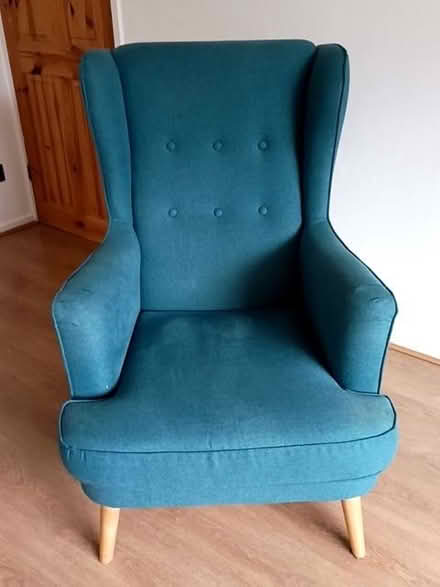 Photo of free Wing back armchair (Clayton Green PR5) #1