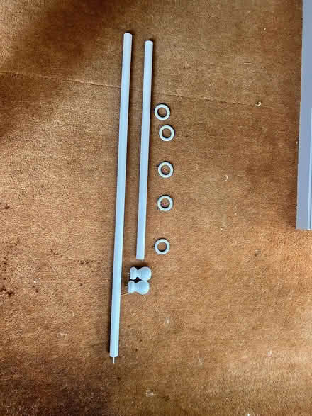 Photo of free White wood curtain poles (OX2 Norham Manor) #2