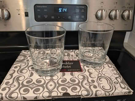 Photo of free Krosno 11 oz. Tumblers (3) (Courthouse / Colonial Village) #3