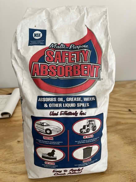 Photo of free Oil Absorbent 5 lbs unopened (central Williamsburg) #1