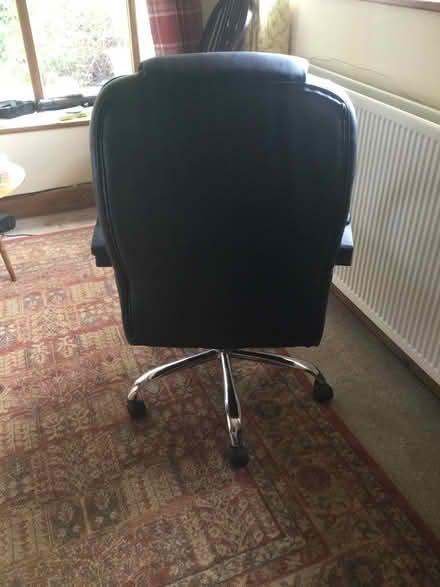 Photo of free Black leather office chair S6 (Storrs S6) #2