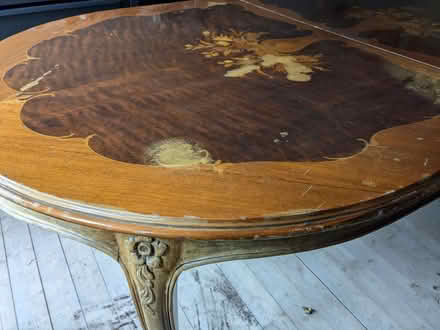 Photo of free Ornate extendable wooden dining table (Bournville B30) #1